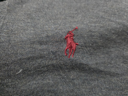Playera Manga Larga Polo Ralph Lauren Grande L Gris