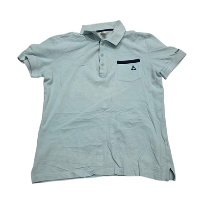 Playera Polo Le Coq Sportif Chico S Azul Agua