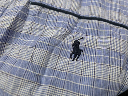 Camisa Ralph Lauren Chico S/m Azul Cuadro