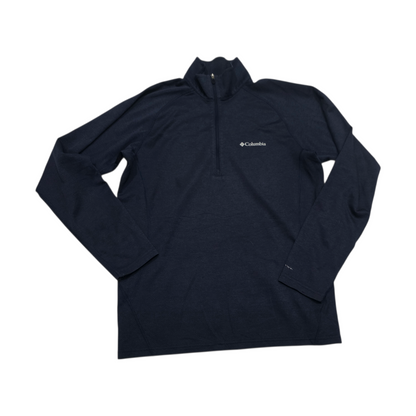 Playera Con Cierre Columbia Chico S Azul Omni Shade