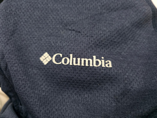 Playera Con Cierre Columbia Chico S Azul Omni Shade