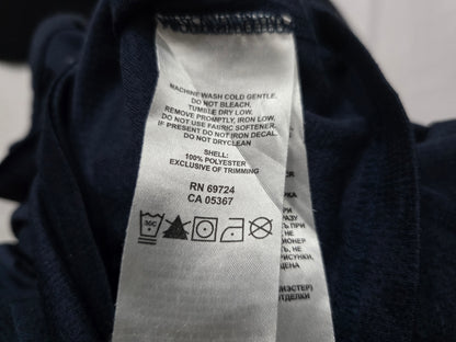 Playera Con Cierre Columbia Chico S Azul Omni Shade