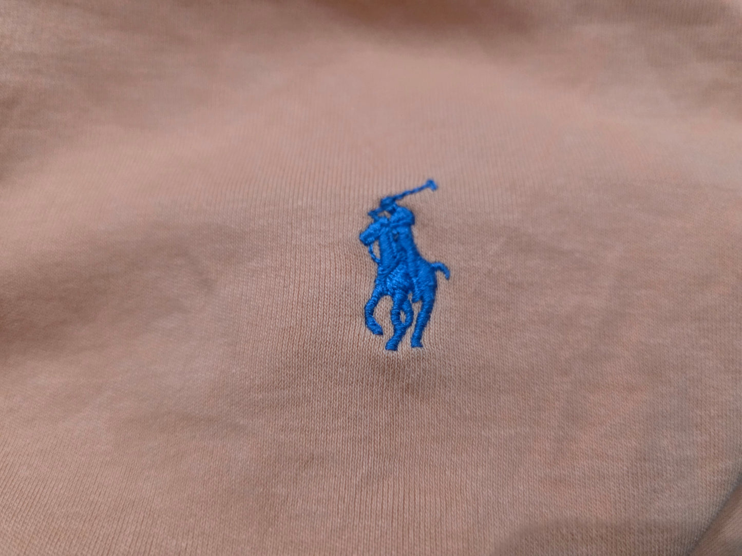 Playera Polo Ralph Lauren Mediana M Naranja Pony Azul