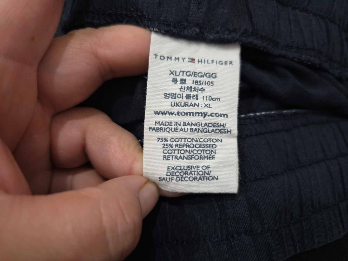 Bermuda Tommy Hilfiger Xgrande Xl Azul