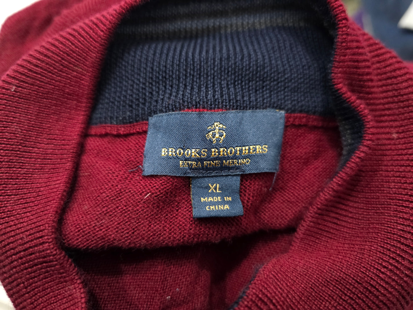 Sueter Brooks Brothers Xgrande Xl Vino