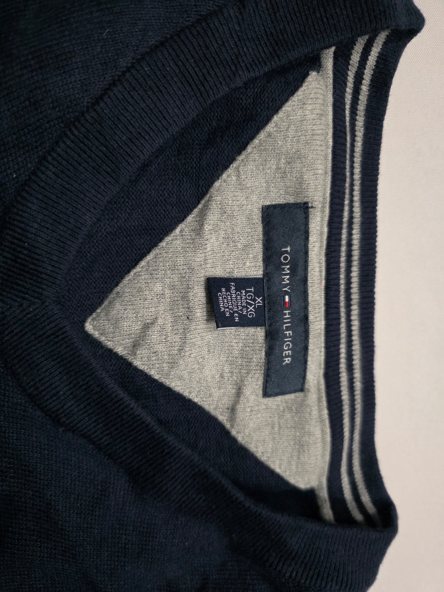 Sueter Tommy Hilfiger Xgrande Xl Azul
