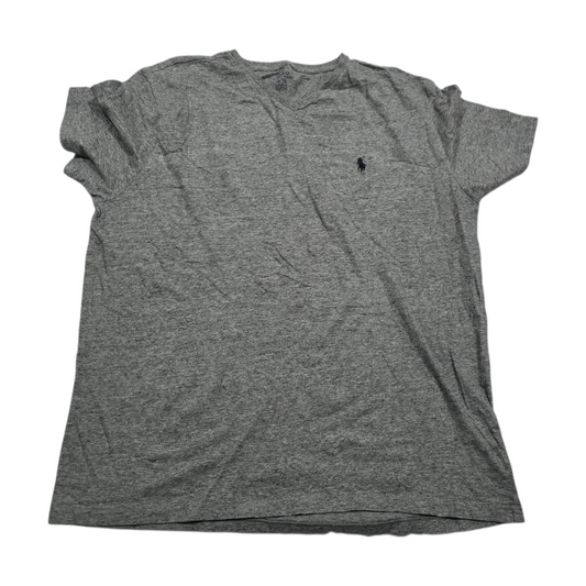 Playera Ralph Lauren Xgrande Xl Gris Pony Negro