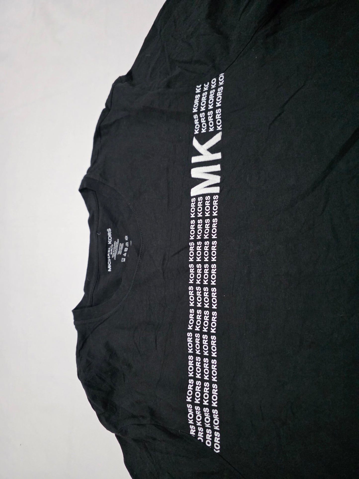 Playera Manga Larga Michael Kors Xgrande Xl Negro