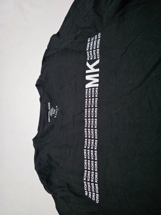Playera Manga Larga Michael Kors Xgrande Xl Negro