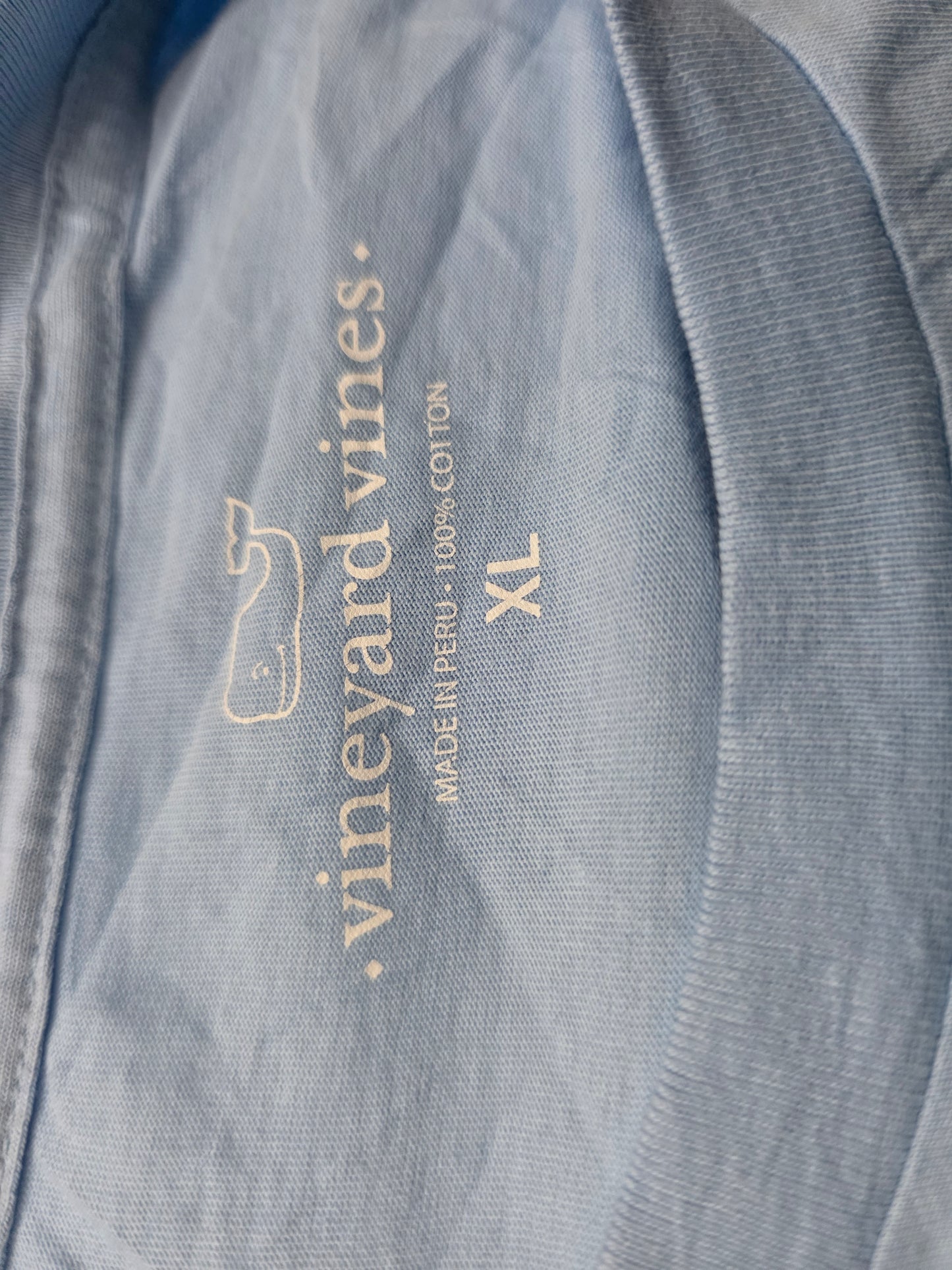 Playera Vineyard Vines Xgrande Xl Azul Claro