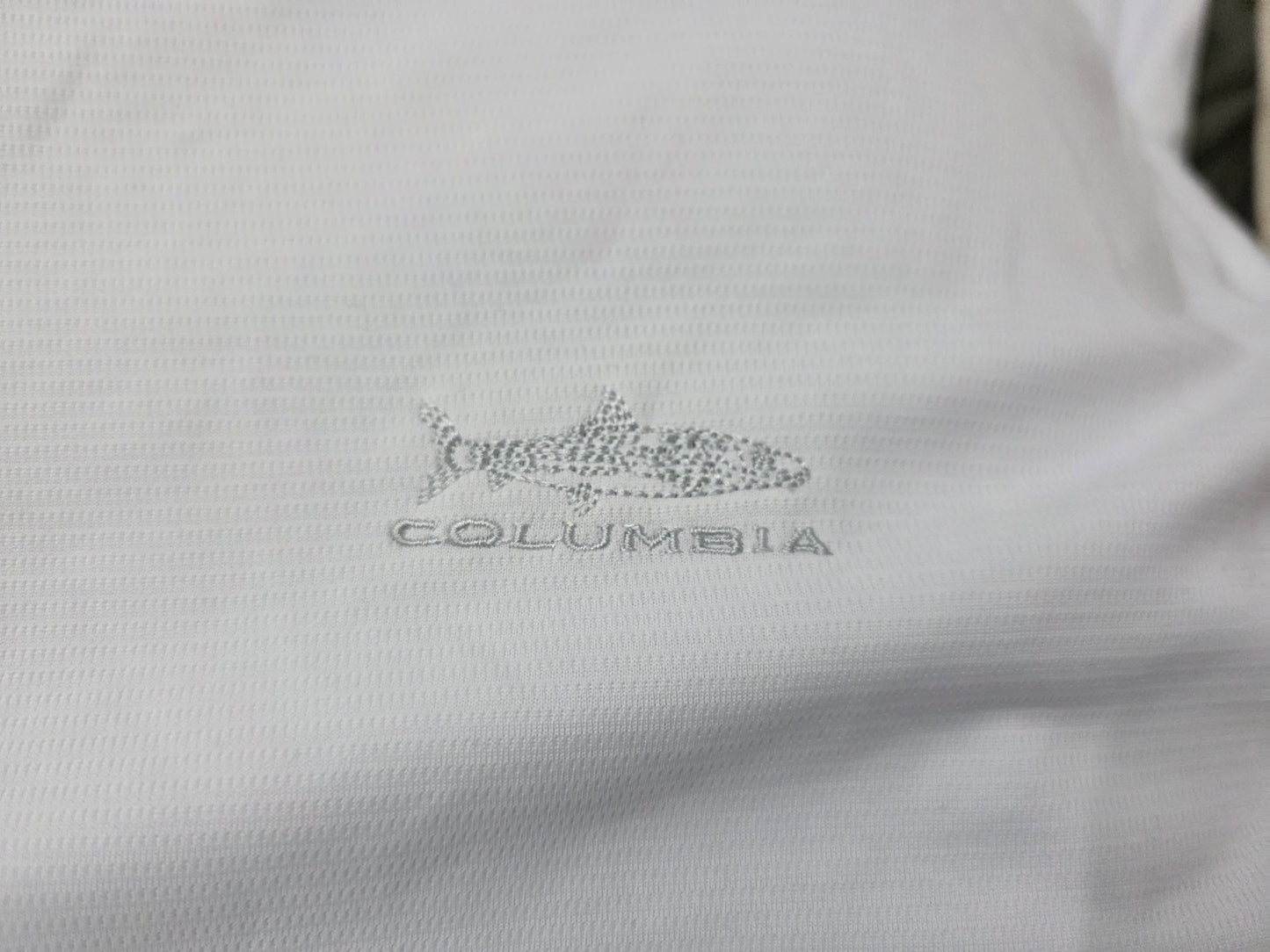 Playera Manga Larga Columbia 2xl Blanca