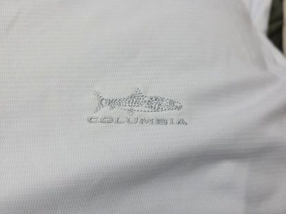 Playera Manga Larga Columbia 2xl Blanca