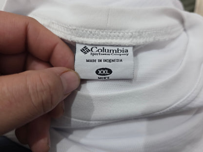 Playera Manga Larga Columbia 2xl Blanca