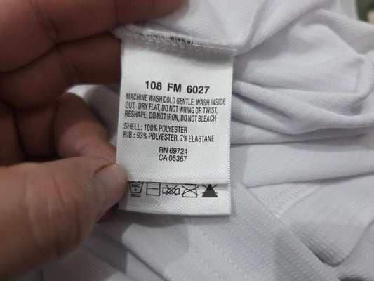 Playera Manga Larga Columbia 2xl Blanca