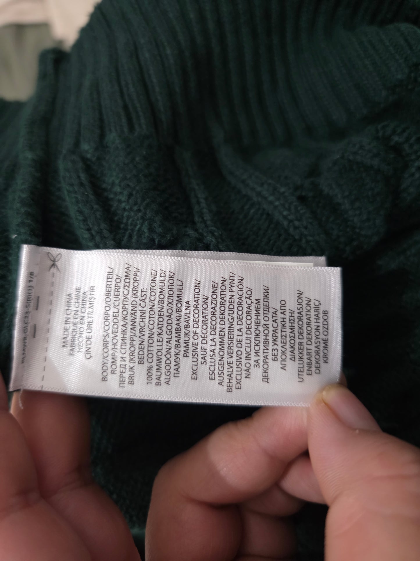 Sueter Ralph Lauren 2xl Verde Tejido