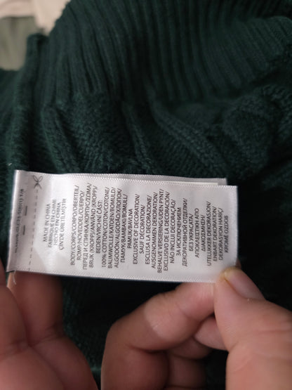 Sueter Ralph Lauren 2xl Verde Tejido