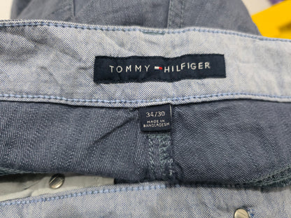Pantalon Tommy Hilfiger 34x30 Recto Azul