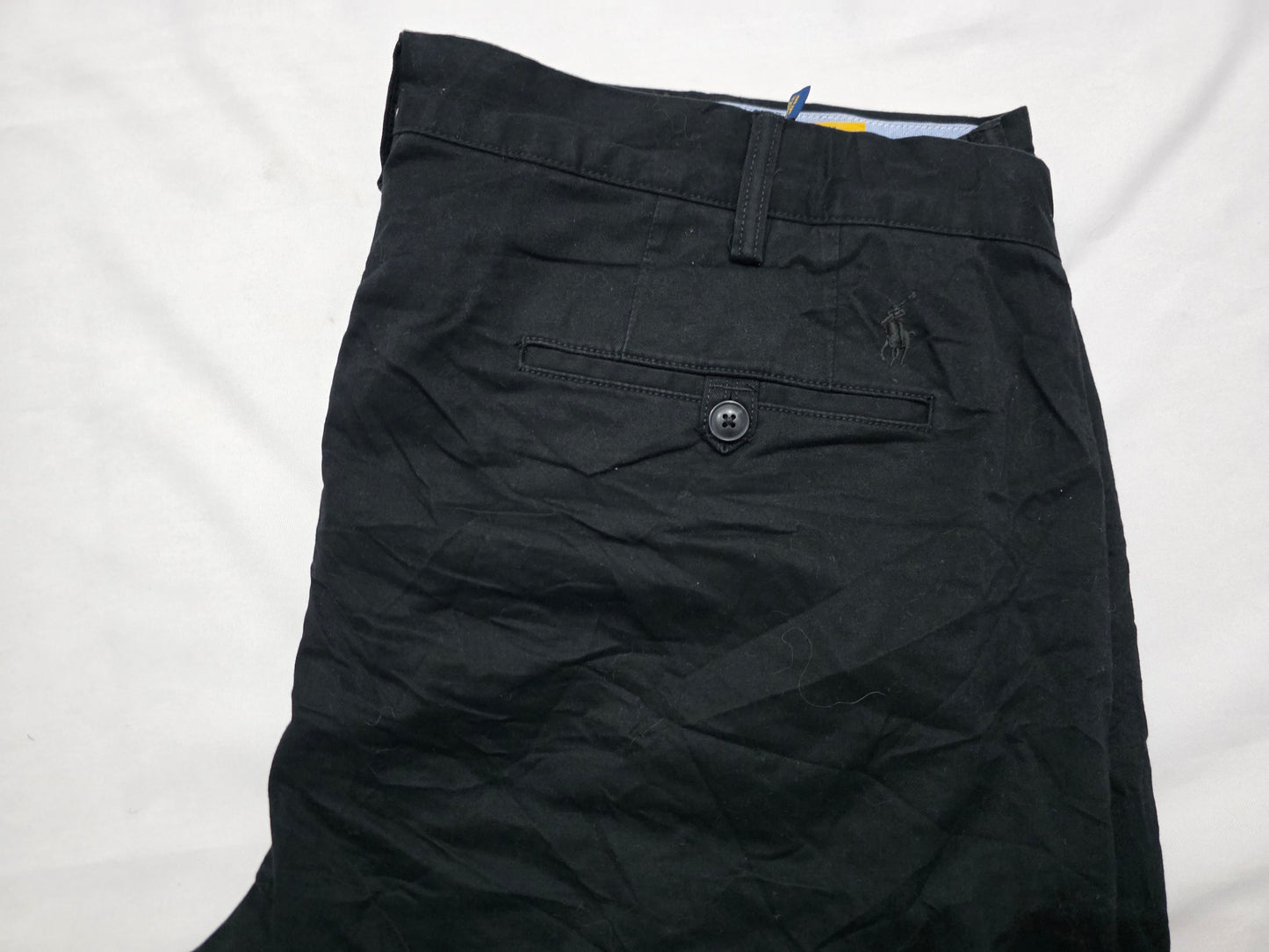 Pantalon Ralph Lauren 40x30 Stretch Slimfit Negro