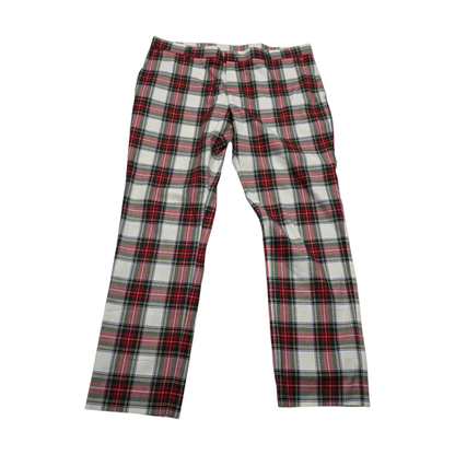 Pantalon Tommy Hilfiger 38x30 Recto Cuadro Vino