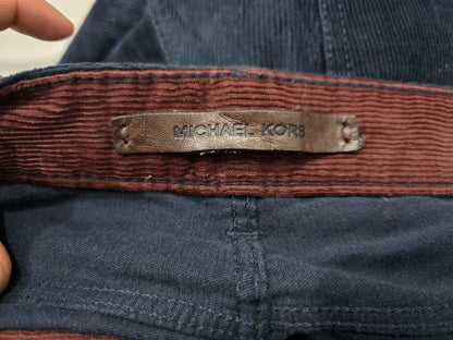 Pantalon Michael Kors 36x32 Tailored Fit Azul Pana