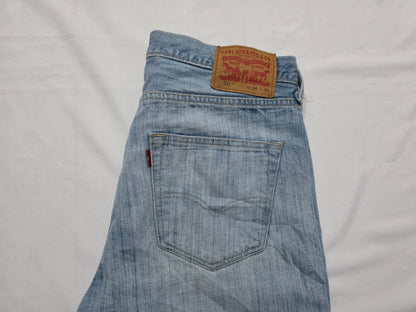 Pantalon Levis 511 34x30 Slimfit Azul Claro