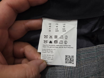 Pantalon Boss 30r Gris Vestir