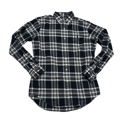 Camisa Ralph Lauren Chico S Cuadro Azul Pony Azul