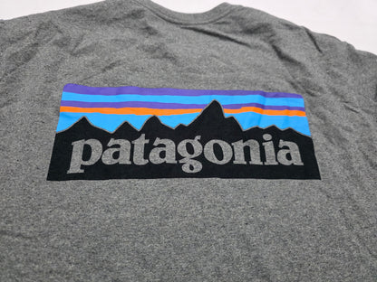 Playera Patagonia Grande L Regular Fit Gris