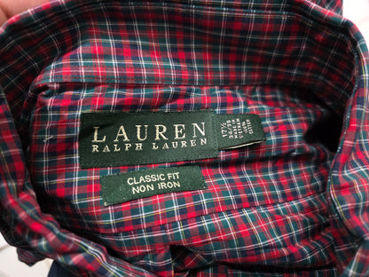 Camisa Ralph Lauren Xgrande 17 1/2 34-35 Classic Fit Cuadro