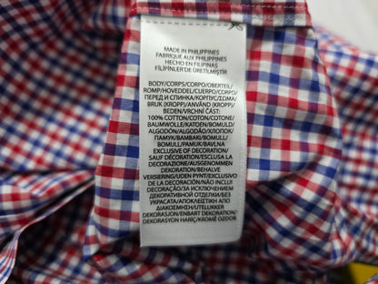 Camisa Ralph Lauren 2xl Classic Fit Stretch Cuadro Rojo