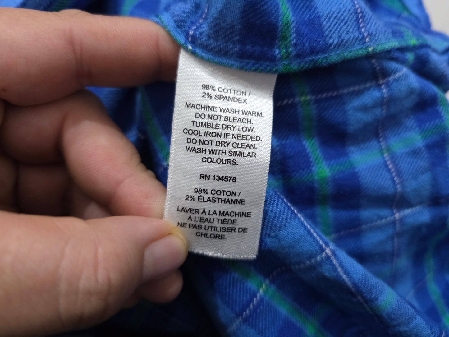 Camisa Vineyard Vines 2xl Azul Cuadro Y Verde