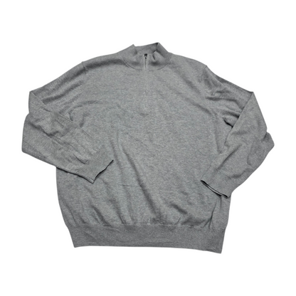 Sueter Vineyard Vines 2xl Gris Cierre Corto Cashmere Algodon