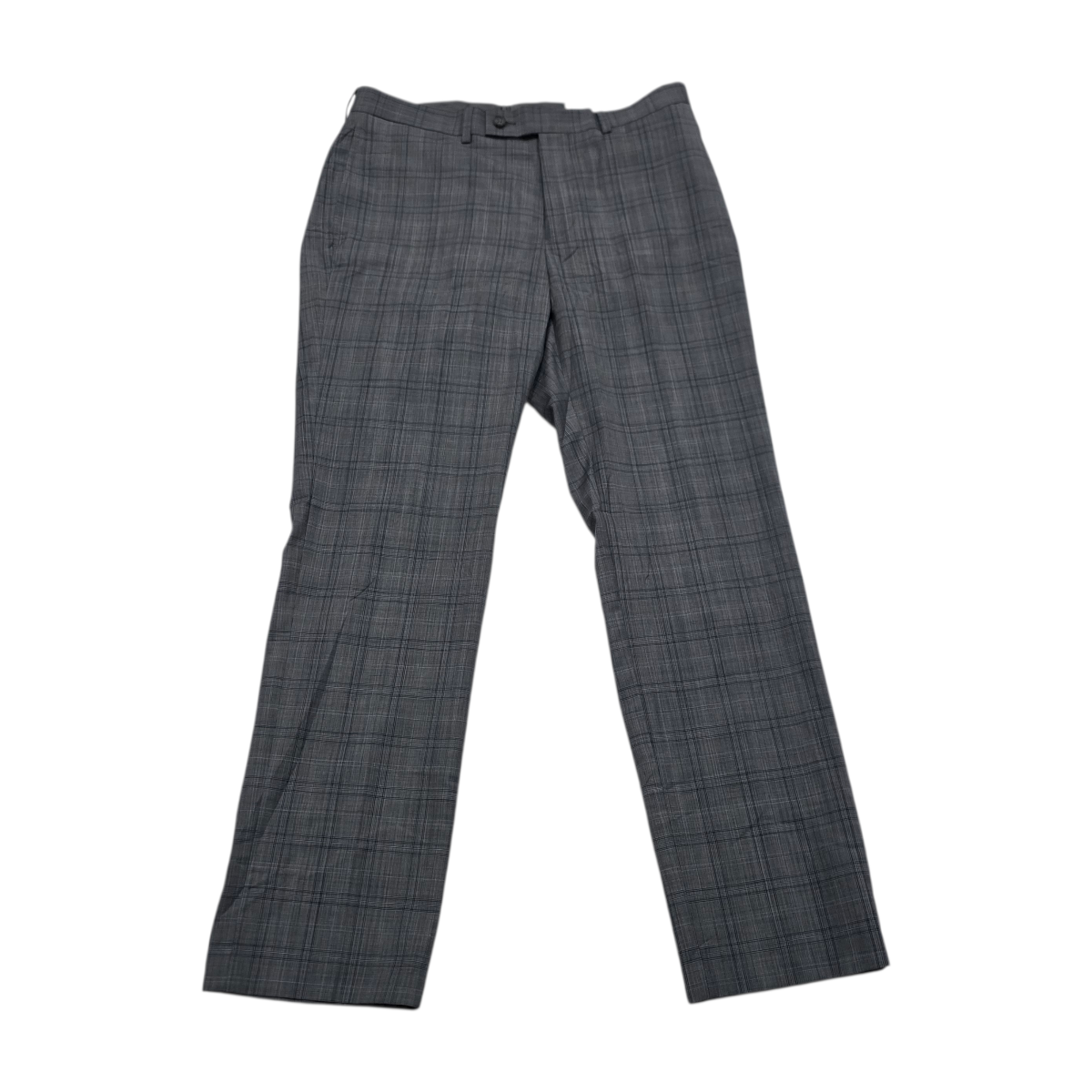 Pantalon Vestir Calvin Klein 32x30 Gris Cuadro Slimfit