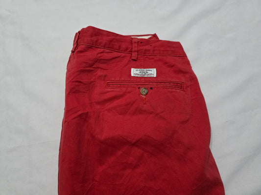 Pantalon Ralph Lauren 35x30 Recto Coral Oscuro
