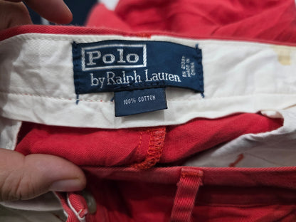 Pantalon Ralph Lauren 35x30 Recto Coral Oscuro