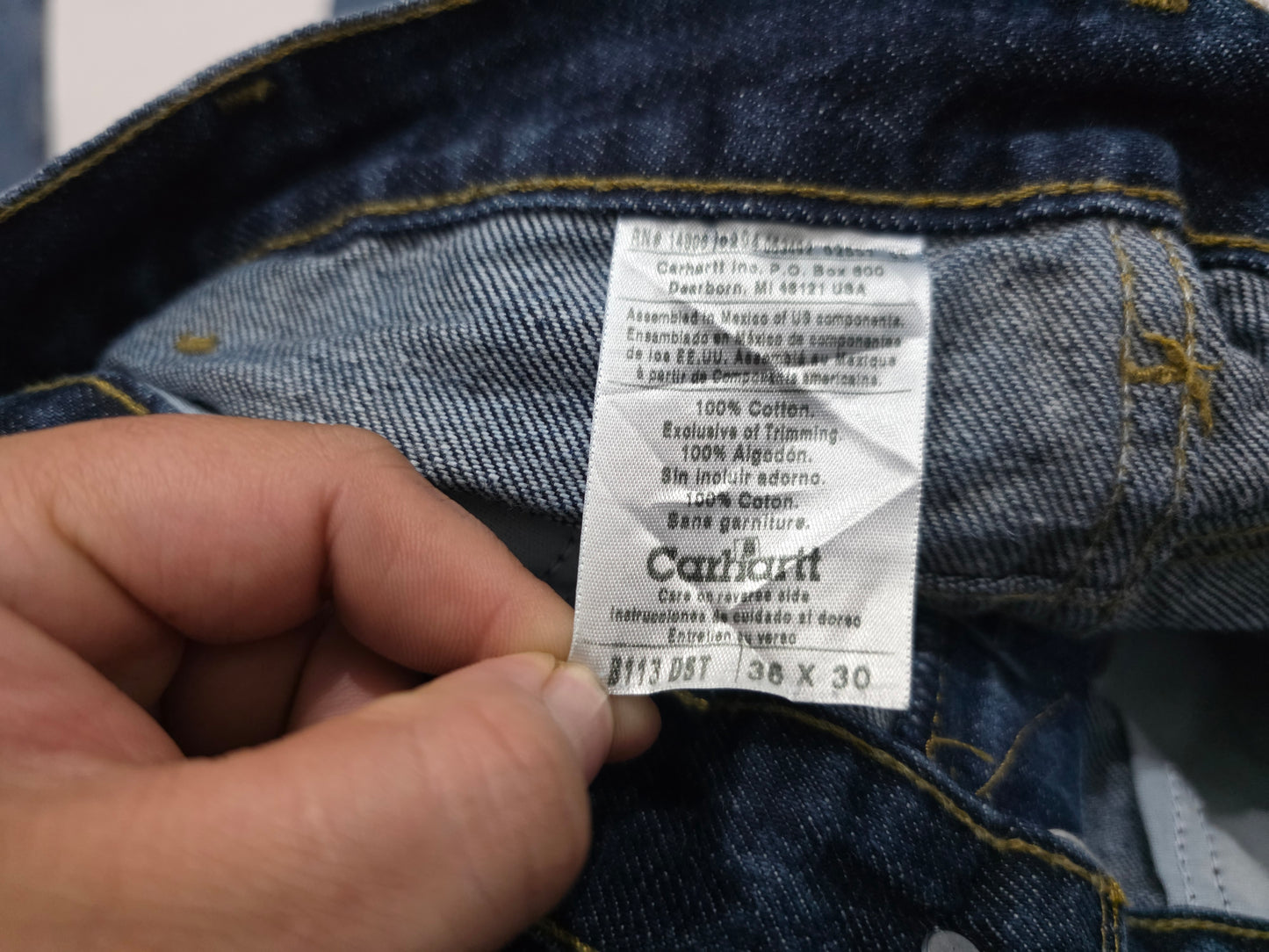 Pantalon Carhartt 36x30 Azul