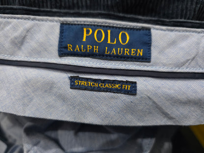 Pantalon Ralph Lauren 36x32 Recto Pana Azul
