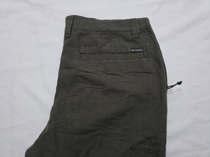Pantalon Columbia 38x32 Recto Verde Deslavado