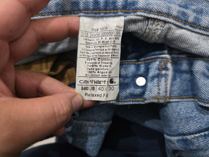 Pantalon Carhartt 40x30 Relaxed Fit Azul Claro