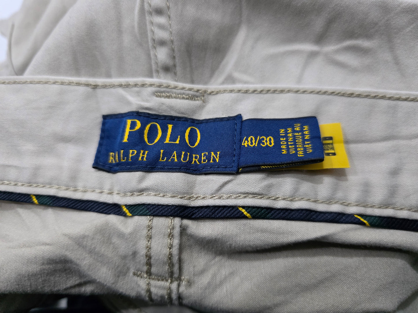 Pantalon Ralph Lauren 40x30 Recto Cafe Claro