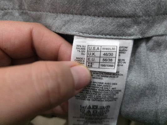 Pantalon Brooks Brothers 46x30 Recto Cafe