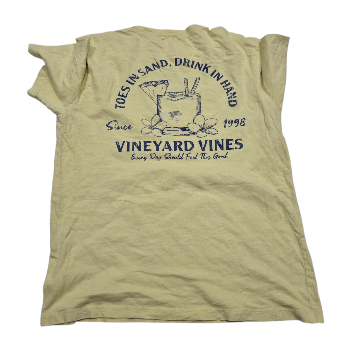Playera Vineyard Vines Chico S Amarillo