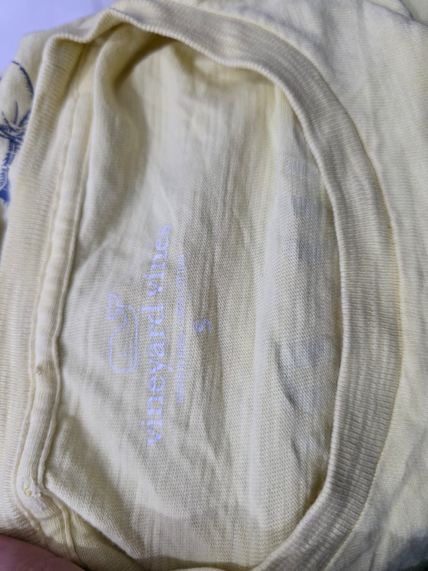 Playera Vineyard Vines Chico S Amarillo