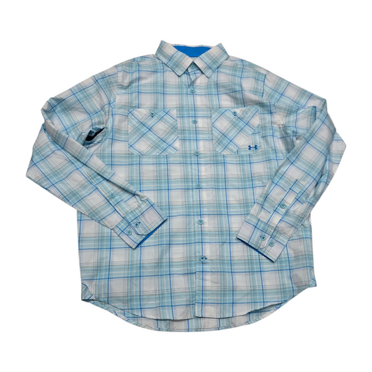 Camisa Under Armour Mediana M Azul Cuadro
