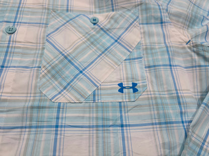 Camisa Under Armour Mediana M Azul Cuadro