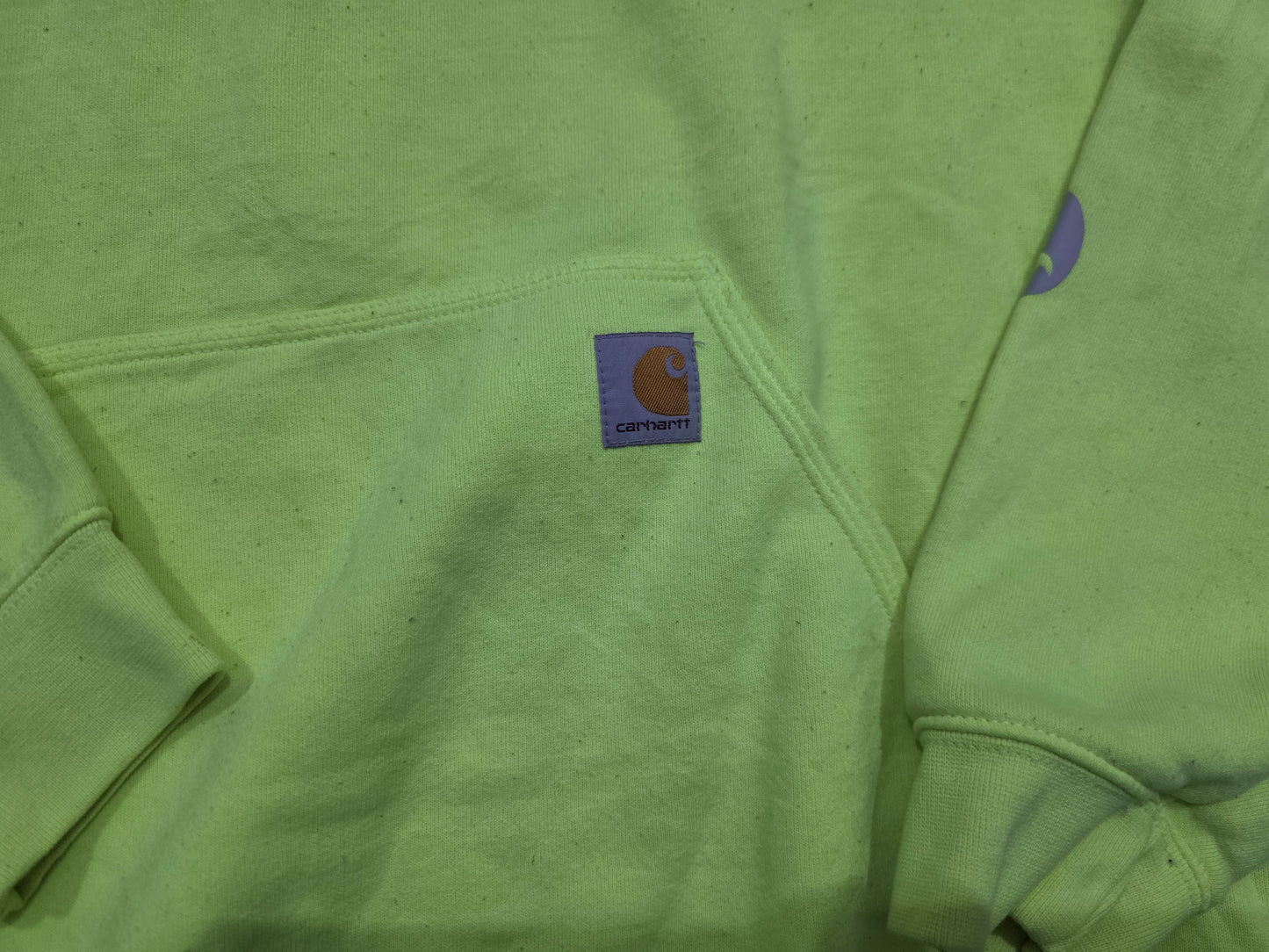 Sudadera Carhartt Grande L Loose Fit Verde Fosforescente