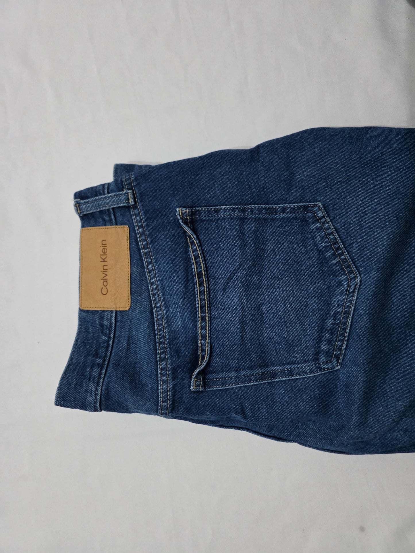 Bermuda Calvin Klein Talla 34 Azul Relaxed Short Fit