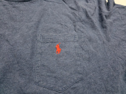 Playera Ralph Lauren Grande L Azul Pony Rojo