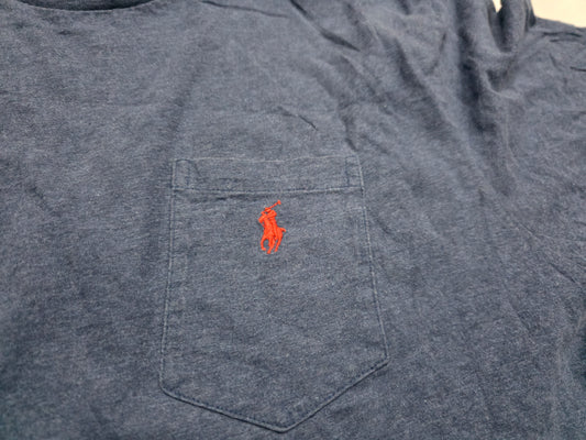 Playera Ralph Lauren Grande L Azul Pony Rojo