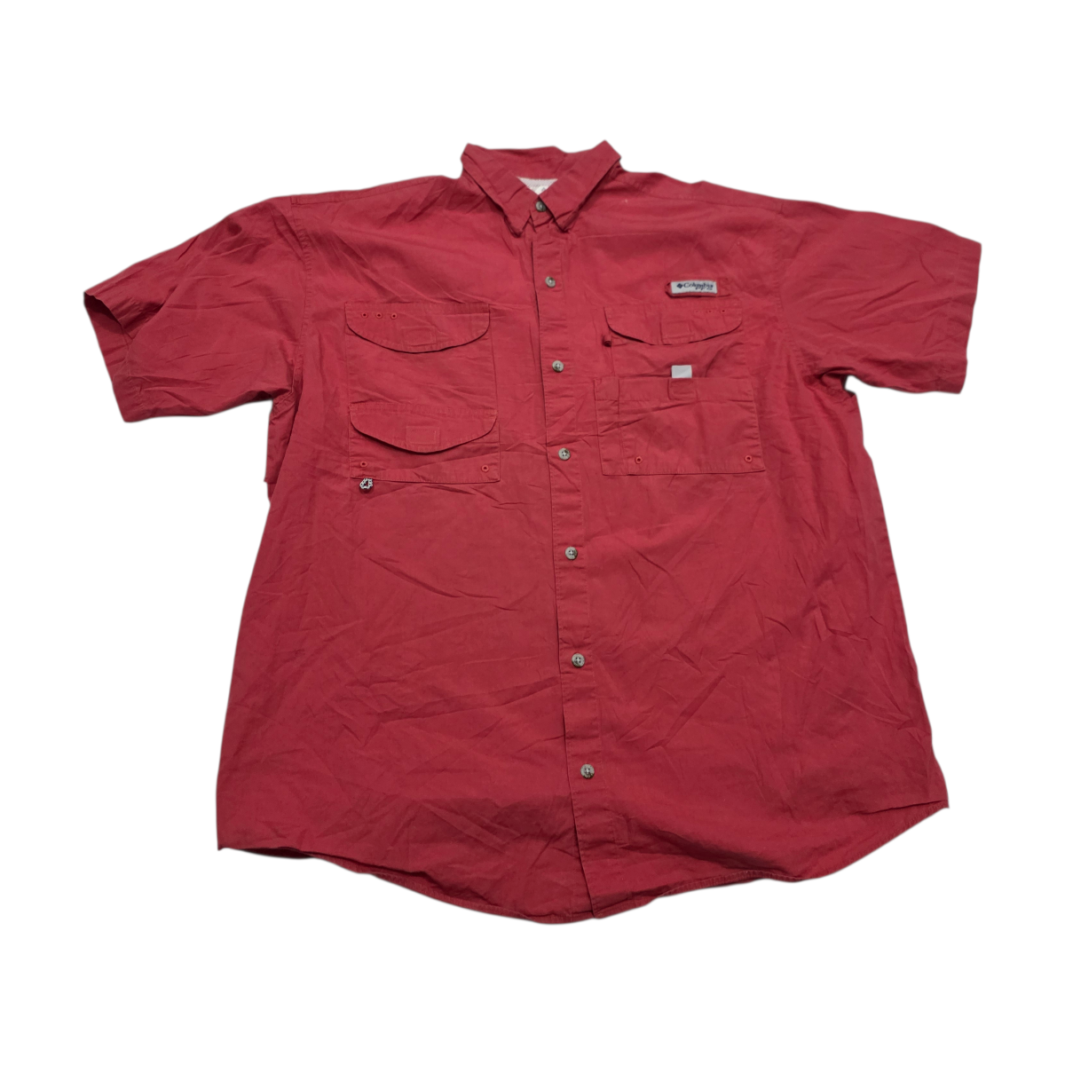 Camisa Manga Corta Columbia Pfg Grande L Coral